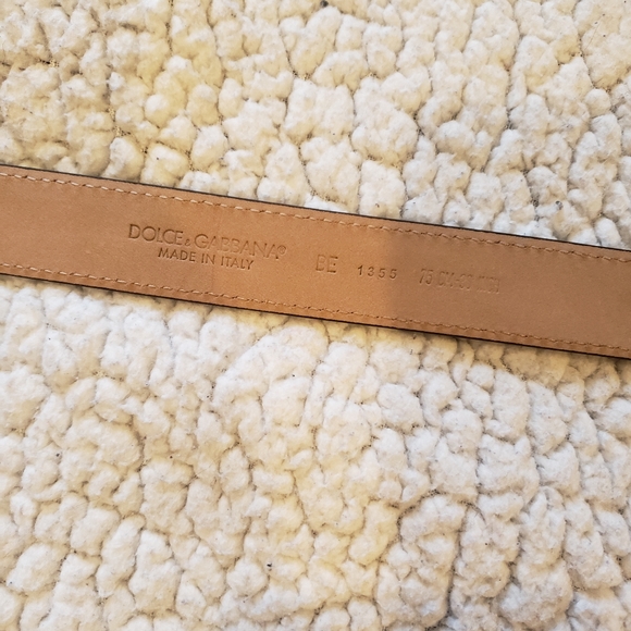 ⭐DOLCE & GABBANA DG BLACK LOGO BELT NEW 75CM⭐ - Picture 11 of 13